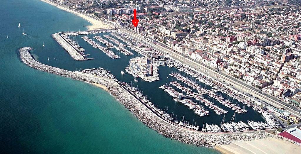 Marina Port & Beach-Apartment Masnou Exteriér fotografie